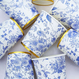 White / Blue Party Paper Cups