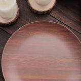 Rustic Brown Farmhouse Salad Plates Rustic Brown Farmhouse Salad Plates